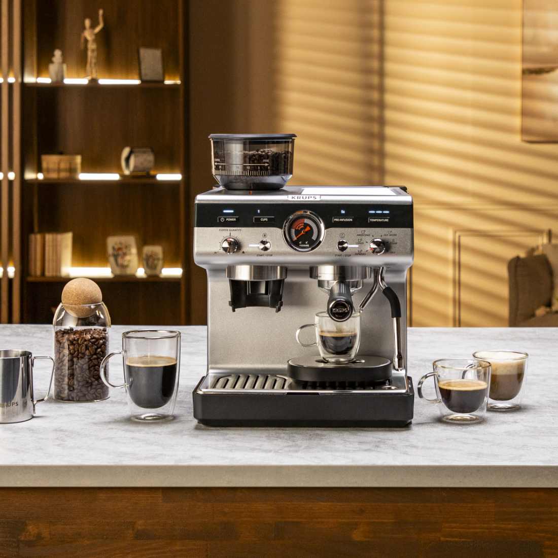 Cafetera Profesional Espresso & Capuccino Precision Krups - Image 3