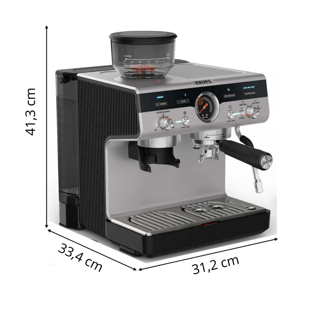 Cafetera Profesional Espresso & Capuccino Precision Krups - Image 9